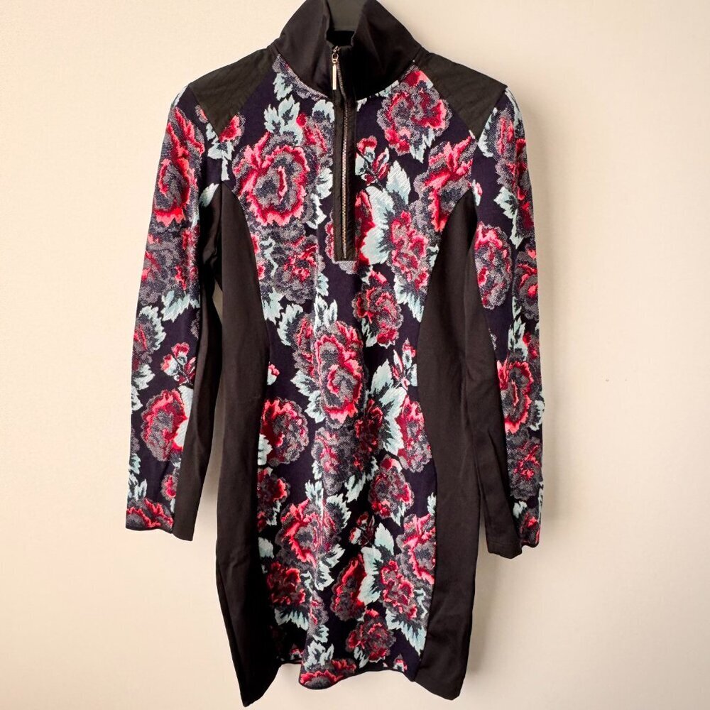 Marc Cain Sports Long Sleeve Floral Dress Tennis/Golf/Pickleball - Picture 3 of 11